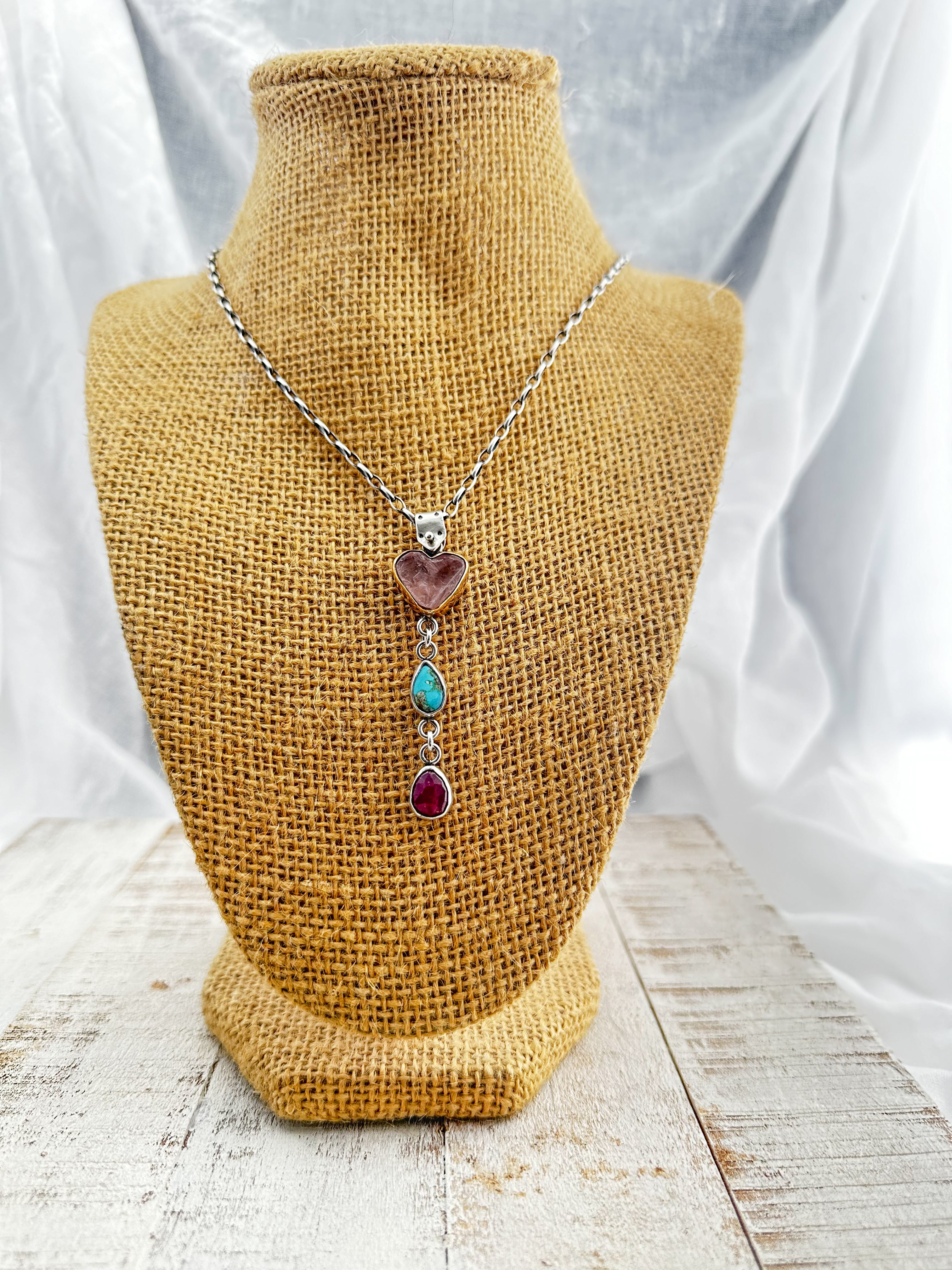 Lariat Heart Necklace