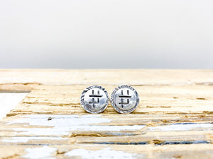 Custom Brand Stud Earrings