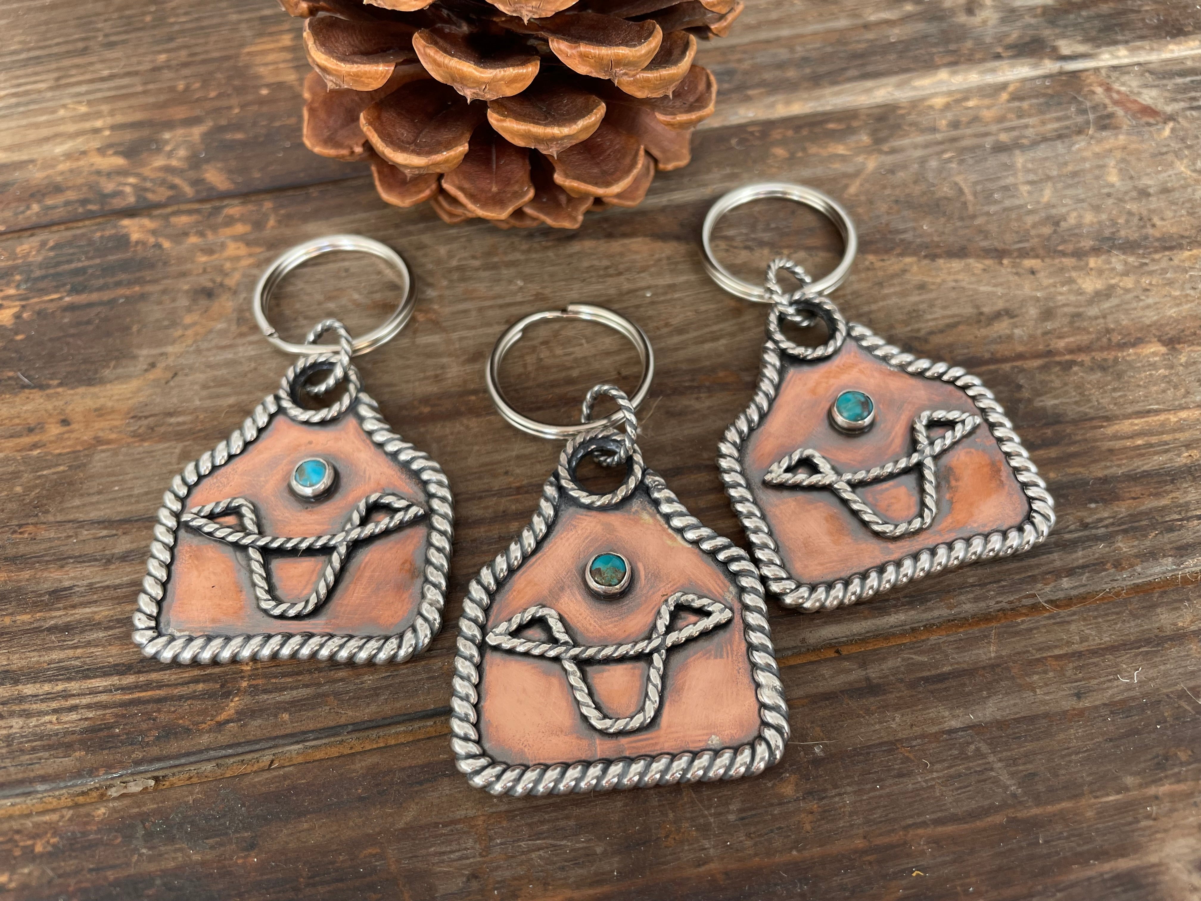 Custom Copper Keychain