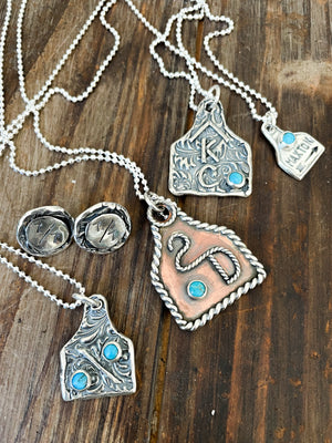 Cowgirl Necklace Jewelry | Cowboy Cowgirl Necklace | Cattle Tag Necklace |  Cowboy Jewelry - Necklace - Aliexpress